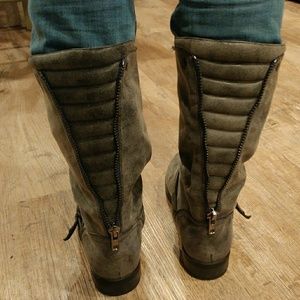 Gray Boots